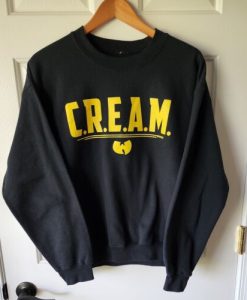 Wu Tang Clan CREAM Crewneck Sweatshirt