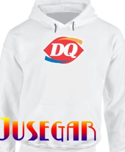 Dairy Queen Logo Dq Ice Cream Fast Food Restaurant Funny Hoodie