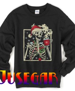 Dead Inside Skeleton Christmas Sweatshirt