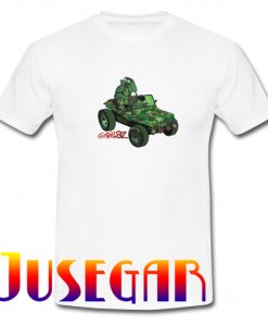 Gorillaz Green Jeep Unisex T-Shirt