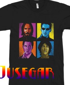 Keanu Reeves Moovies Pop Art T-Shirt