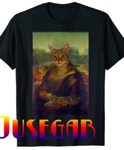 Meowing Lisa Funny Cat T-Shirt