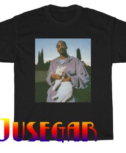 Snoop Dogg With Cat T-shirt