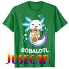 Axolotl Boba Bubble Tea Kawaii Anime Japanese T-Shirt