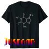 Caffeine Molecule Coffee T-Shirt