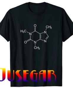 Caffeine Molecule Coffee T-Shirt