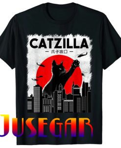 Catzilla Funny Cat T-Shirt