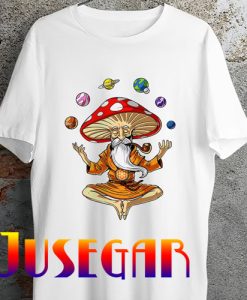 Mushroom Yoga Buddha T Shirt