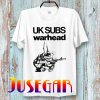 UK Subs T-Shirt tee top Warhead T-Shirt