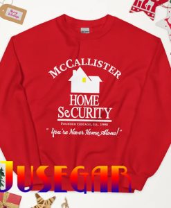 McCallister Home Security Home Alone Sweatshirt