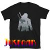 Witcher Geralt Dragon Fight Silhouette T-Shirt