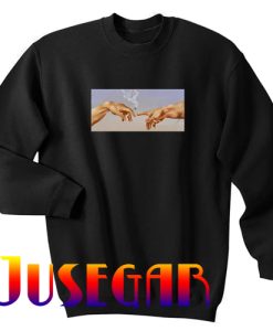 Creation of Adam Michelangelo Sweatshirt