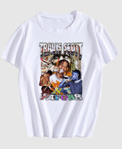 Travis Scott No Favors Graphic T Shirt SD