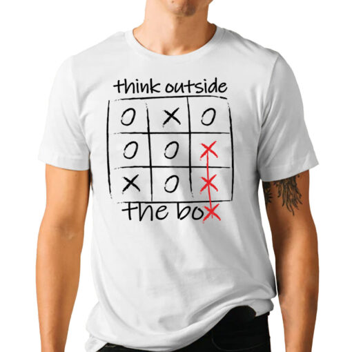 Think Outside The Box Motivational T-shirt